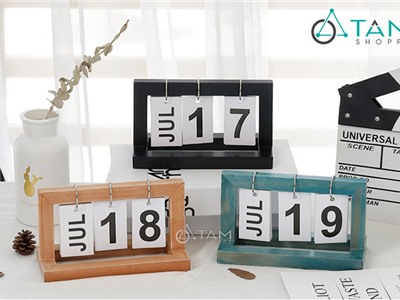 Lịch gỗ để bàn Vintage số 11